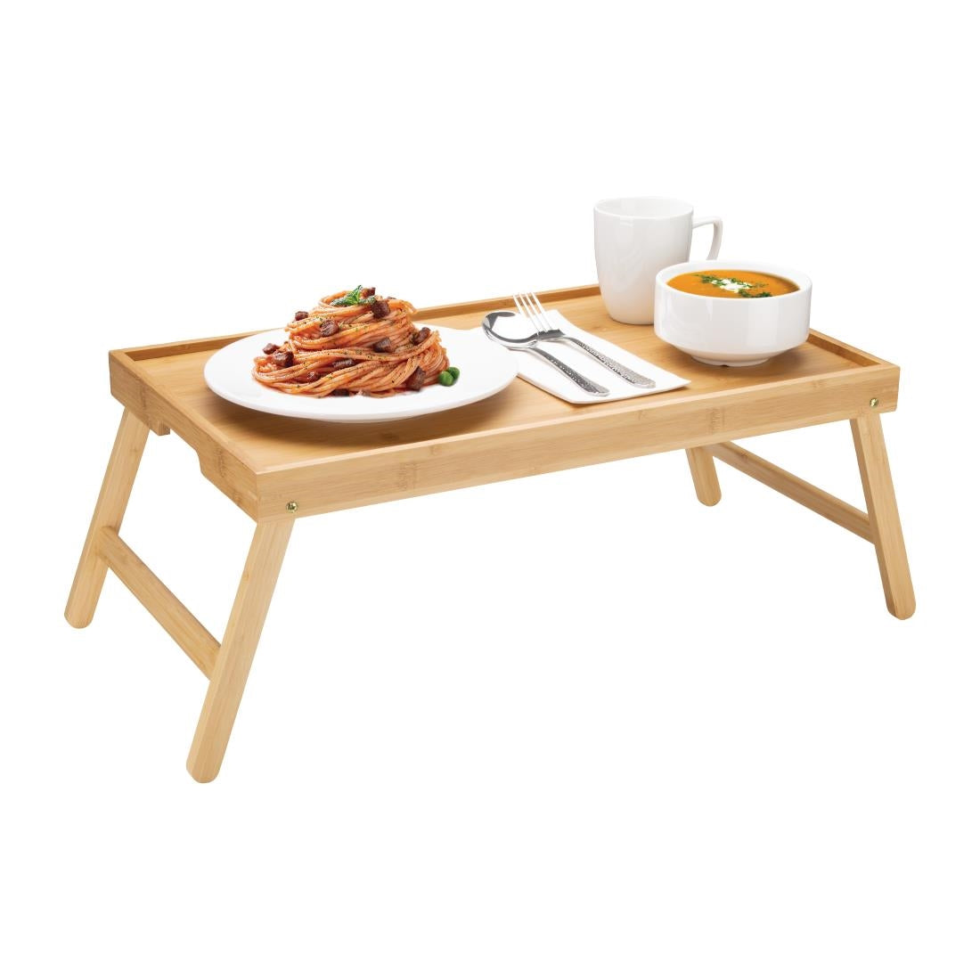 Olympia Bamboo Room Service Tray 625x315x215mm - DT433 Olympia