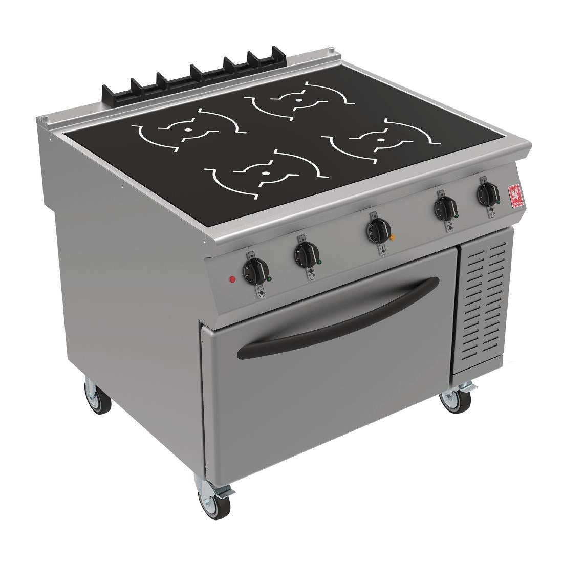 Falcon F900 Induction Range with Fan Assisted Oven on Castors i91104C - DT610 Falcon