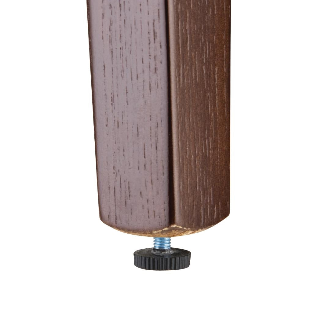 Bolero Chiswick Dining Chairs Charcoal Grey (Pack of 2) - DT696 Upholstered Dining Chairs Bolero