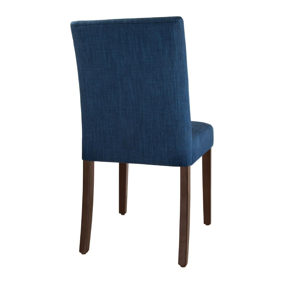 Bolero Chiswick Dining Chairs Royal Blue (Pack of 2) - DT697 Upholstered Dining Chairs Bolero