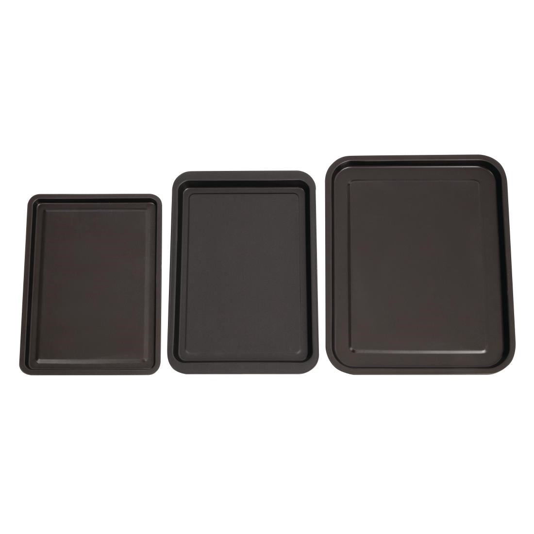 Nisbets Essentials Non Stick Baking Trays (Pack of 3) - DW097 Baking Trays, Sheets & Pans Nisbets Essentials