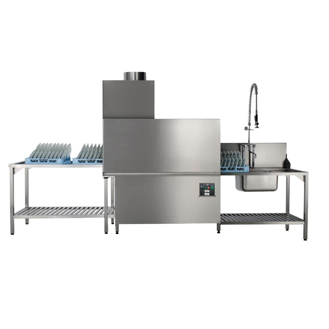 Hobart Ecomax Plus Conveyor Dishwasher Cold Feed C815-A - DW267 Hobart Ecomax Plus