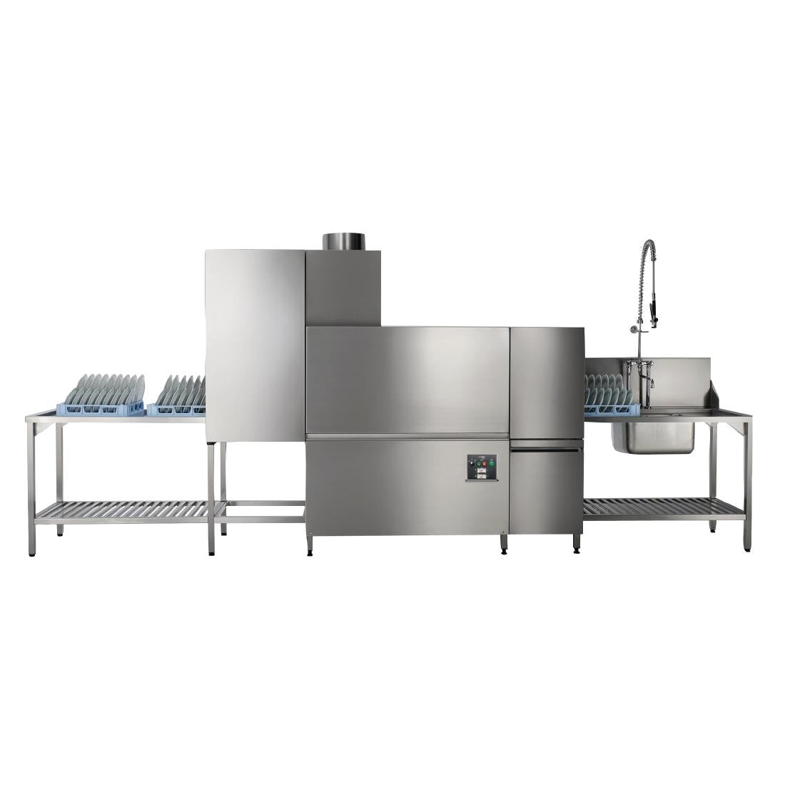Hobart Ecomax Plus Conveyor Dishwasher Cold Feed C815-EA - DW269 Hobart Ecomax Plus
