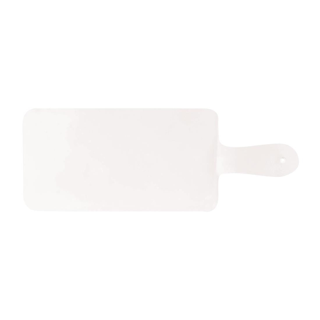 Churchill Alchemy Buffet Handled Melamine Paddle Boards White 266mm - DW312 Churchill