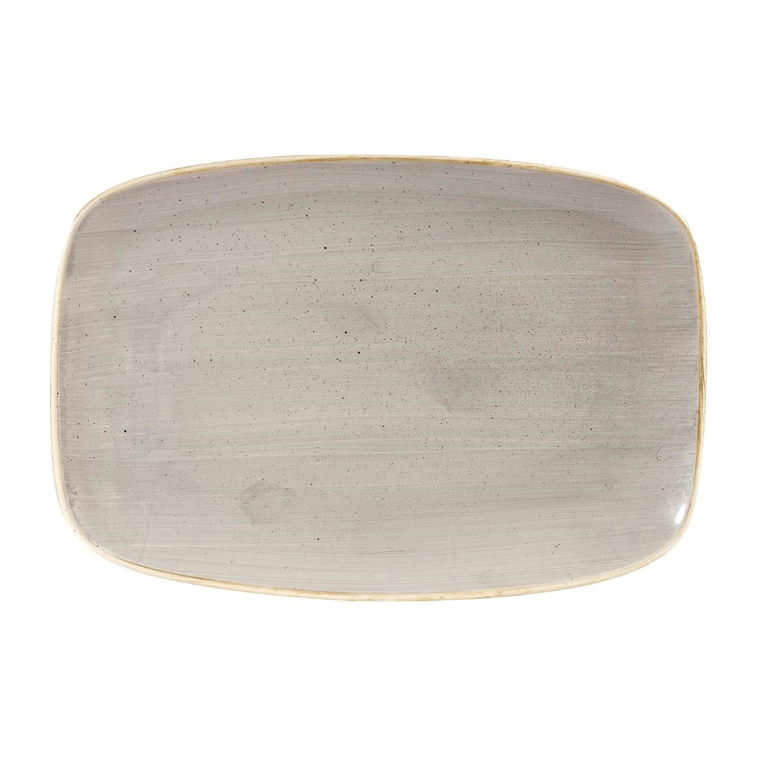 Churchill Stonecast Rectangular Plates Peppercorn Grey 245 x 355mm - DW329 Plates Churchill