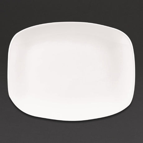 Churchill X Squared Oblong Plates White 202 x 261mm (Pack of 12) - DW341 Plates Churchill