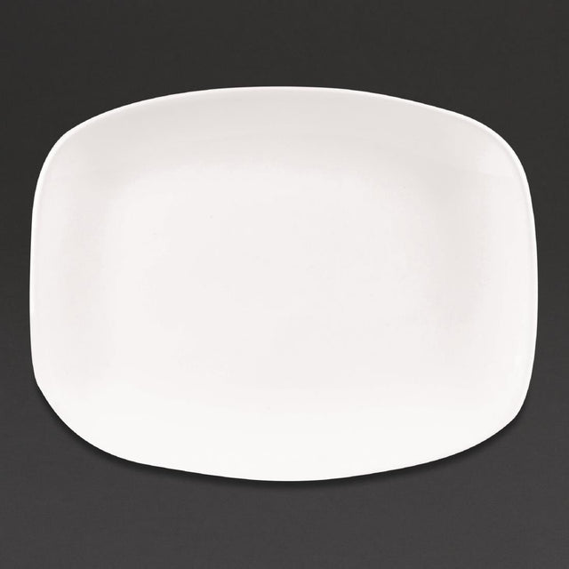 Churchill X Squared Oblong Plates White 202 x 261mm (Pack of 12) - DW341 Plates Churchill