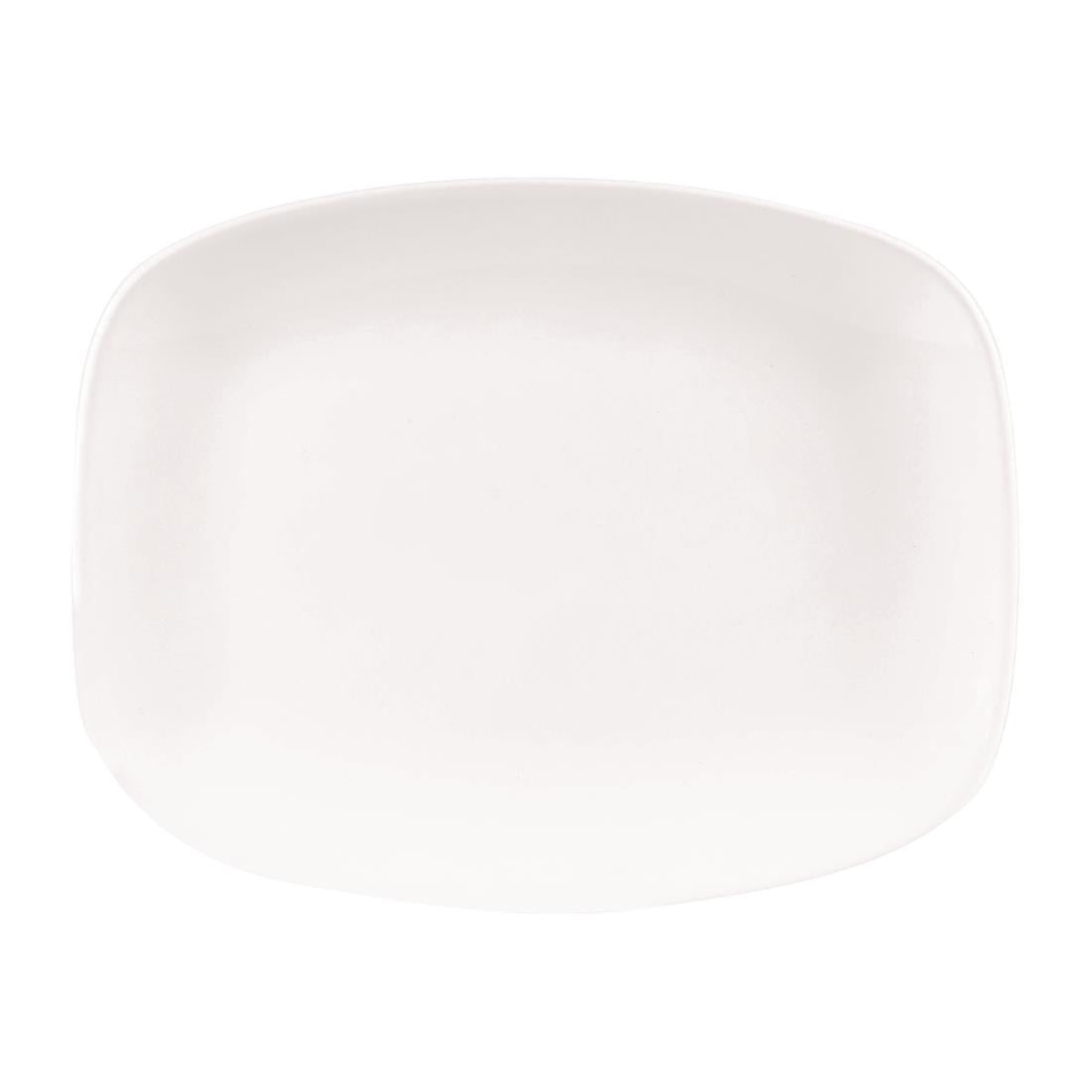 Churchill X Squared Oblong Plates White 202 x 261mm (Pack of 12) - DW341 Plates Churchill