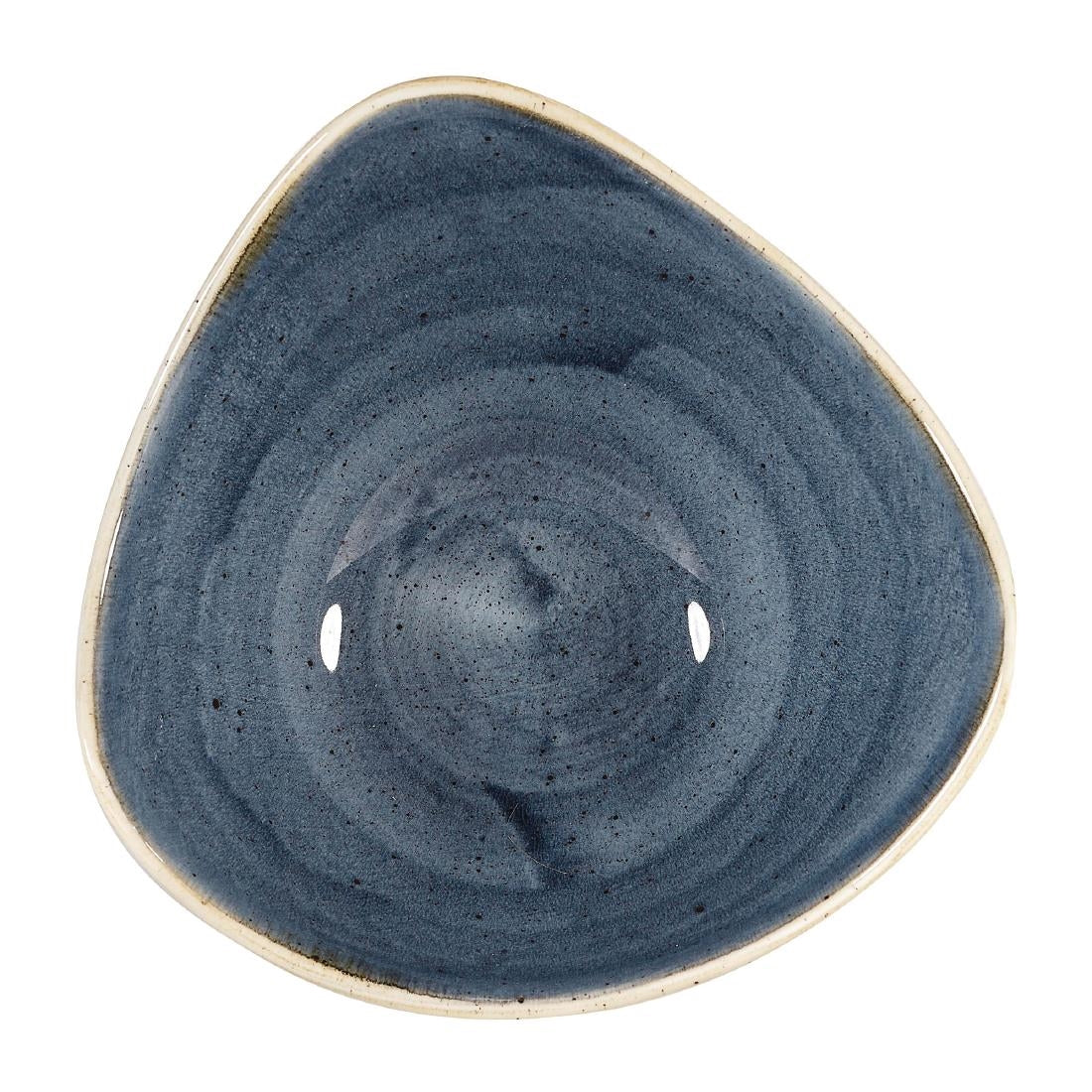 Churchill Stonecast Triangular Bowls Blueberry 153mm (Pack of 12) - DW360 Bowls Churchill