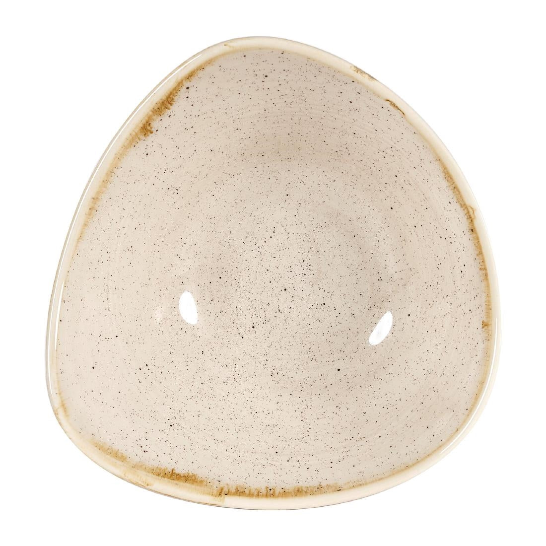 Churchill Stonecast Triangular Bowls Nutmeg Cream 185mm (Pack of 12) - DW370 Bowls Churchill