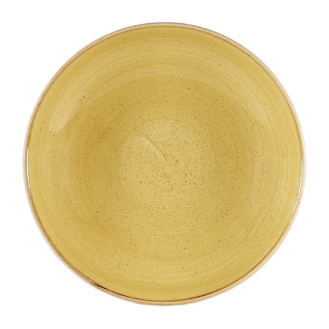 Churchill Stonecast Coupe Bowls Mustard Seed Yellow 310mm (Pack of 6) - DW377 Bowls Churchill