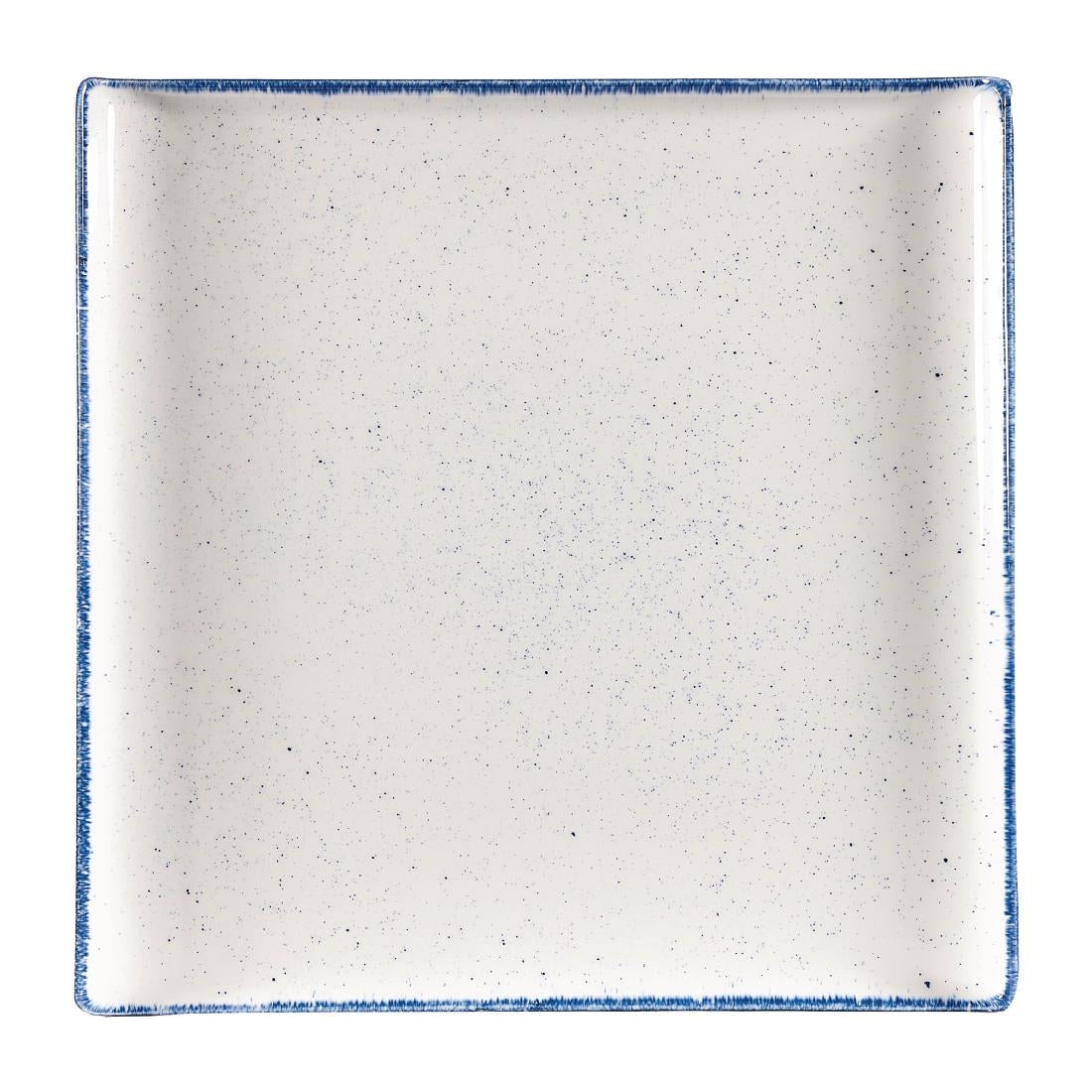 Churchill Stonecast Hints Square Plates Indigo Blue 303mm (Pack of 4) - DW382 Plates Churchill