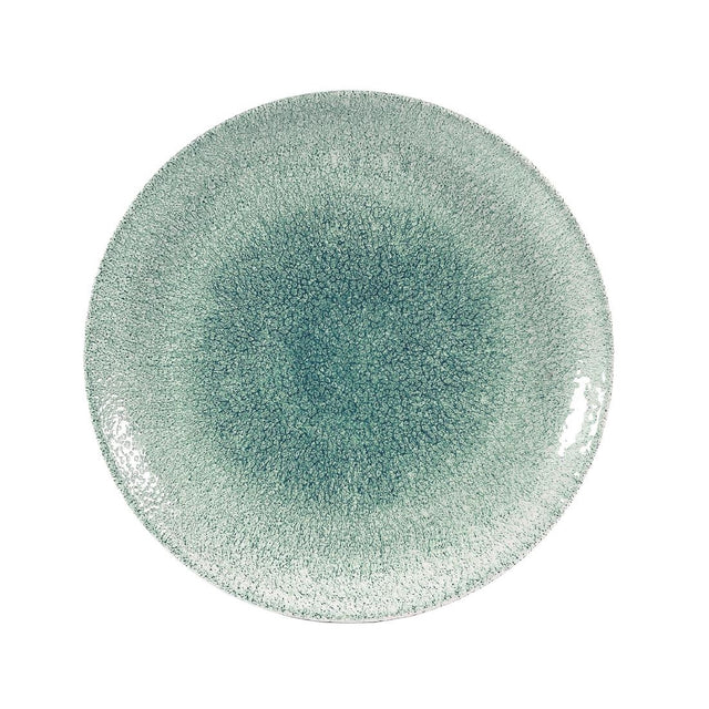 Churchill Studio Prints Raku Coupe Plates Jade Green 288mm (Pack of 12) - DW384 Plates Churchill