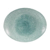 Churchill Studio Prints Raku Oval Coupe Plates Jade Green 270mm (Pack of 12) - DW408 Plates Churchill