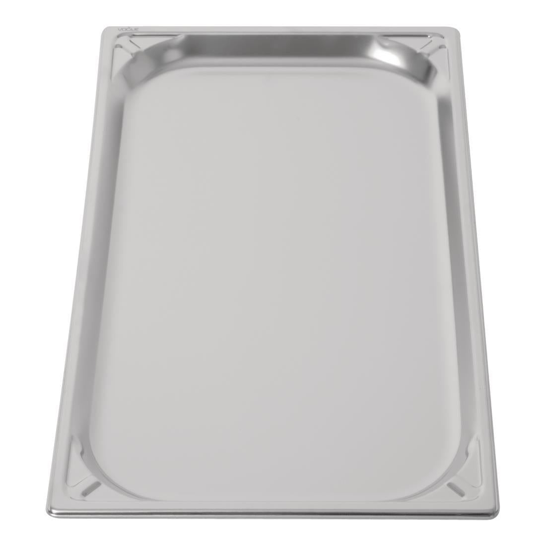 Vogue Heavy Duty Stainless Steel 1/1 Gastronorm Tray 20mm - DW431 Vogue