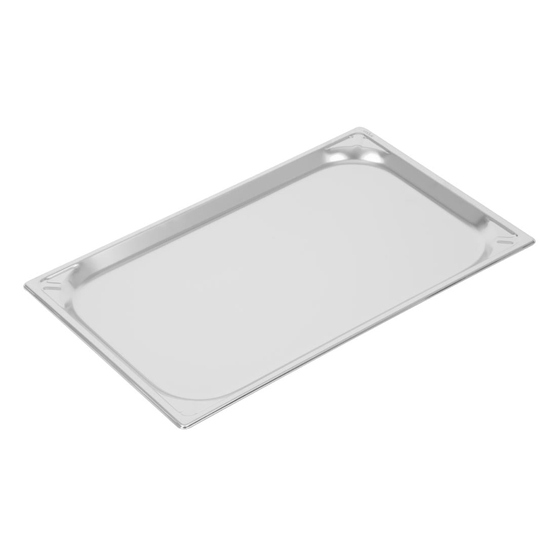 Vogue Heavy Duty Stainless Steel 1/1 Gastronorm Tray 20mm - DW431 Vogue