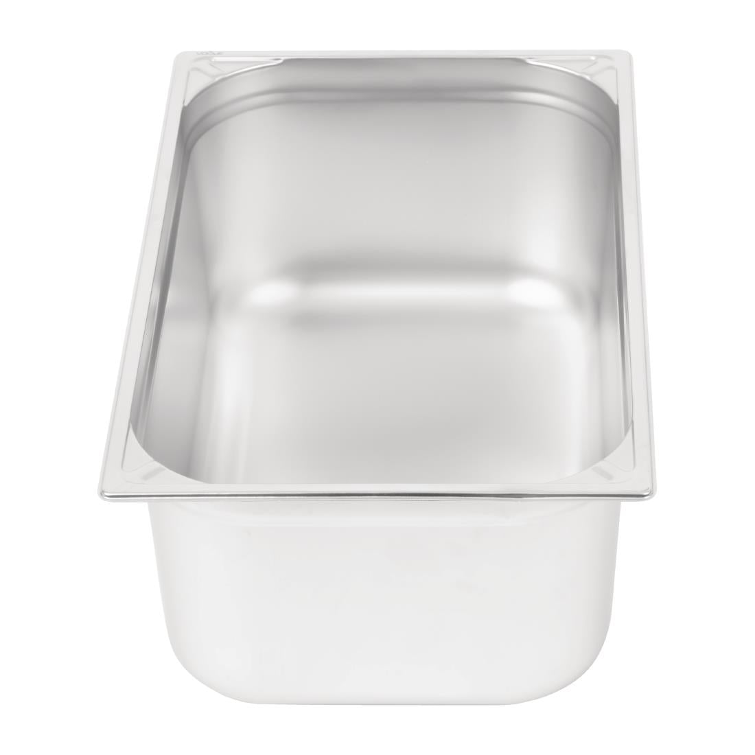 Vogue Heavy Duty Stainless Steel 1/1 Gastronorm Tray 200mm - DW436 Vogue