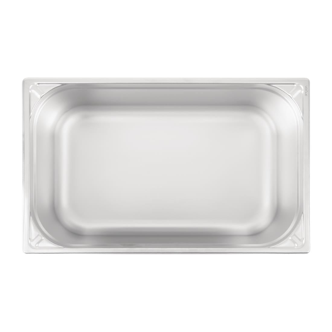 Vogue Heavy Duty Stainless Steel 1/1 Gastronorm Tray 200mm - DW436 Vogue