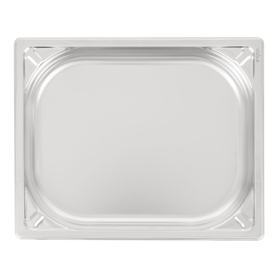 Vogue Heavy Duty Stainless Steel 1/2 Gastronorm Tray 40mm - DW437 Vogue