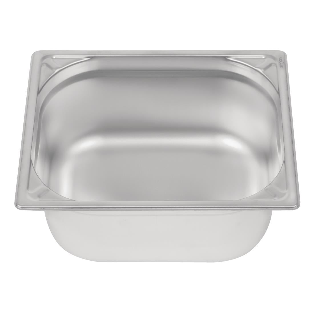 Vogue Heavy Duty Stainless Steel 1/2 Gastronorm Tray 150mm - DW440 Vogue