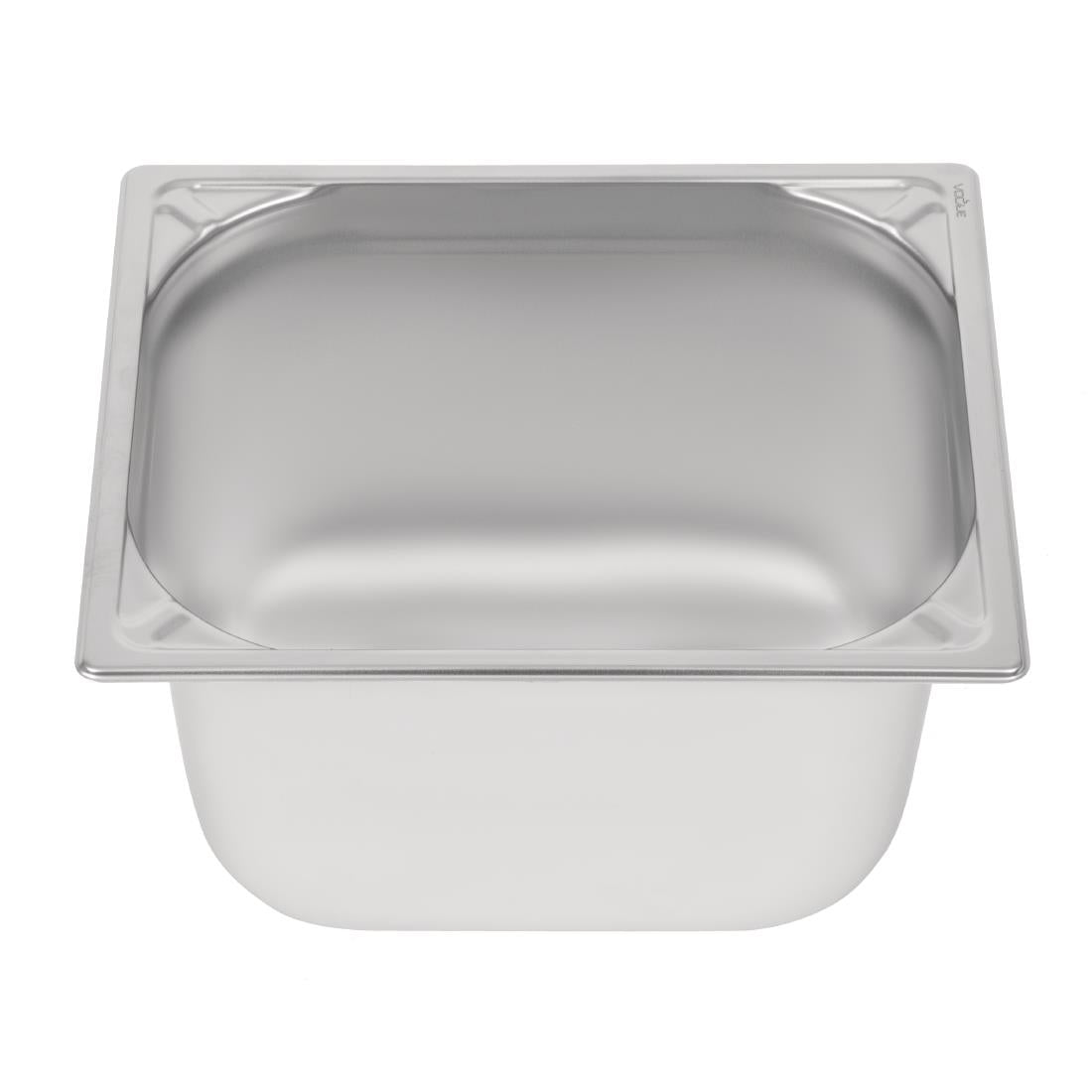 Vogue Heavy Duty Stainless Steel 1/2 Gastronorm Tray 200mm - DW441 Vogue