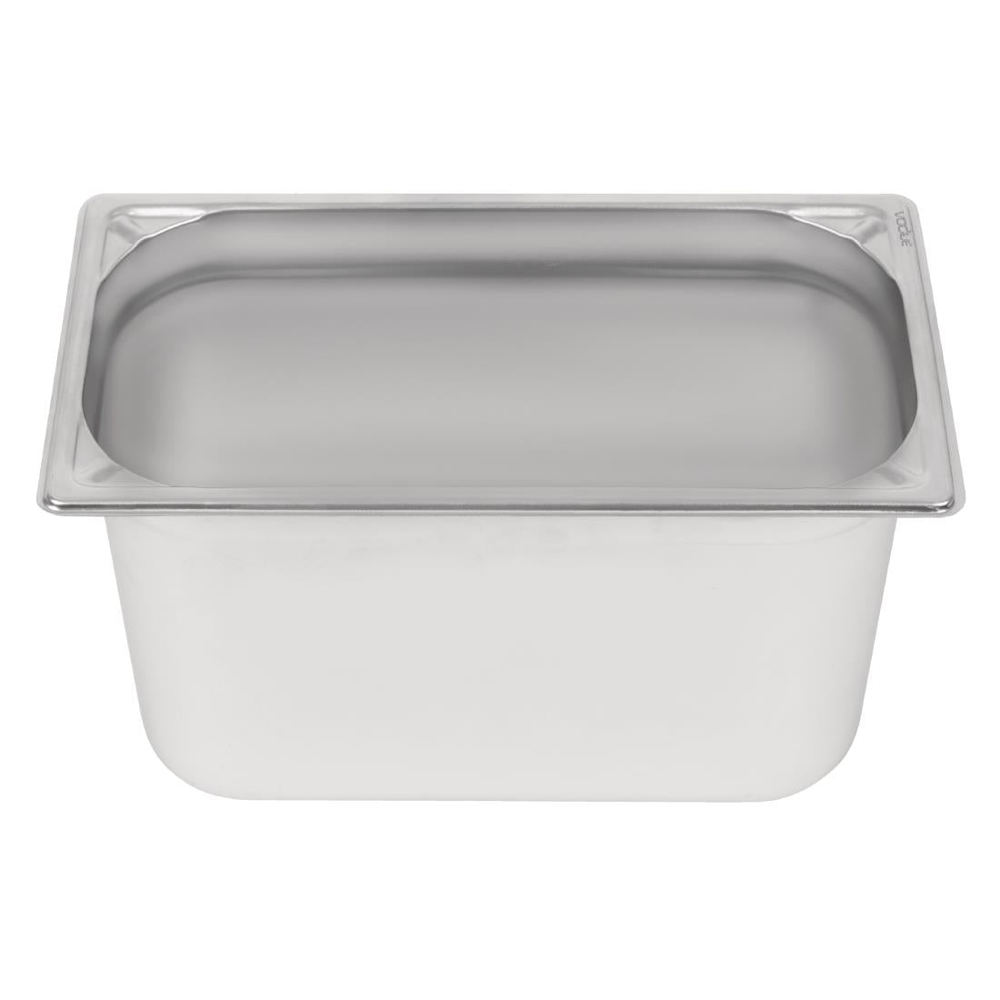Vogue Heavy Duty Stainless Steel 1/3 Gastronorm Tray 200mm - DW445 Vogue