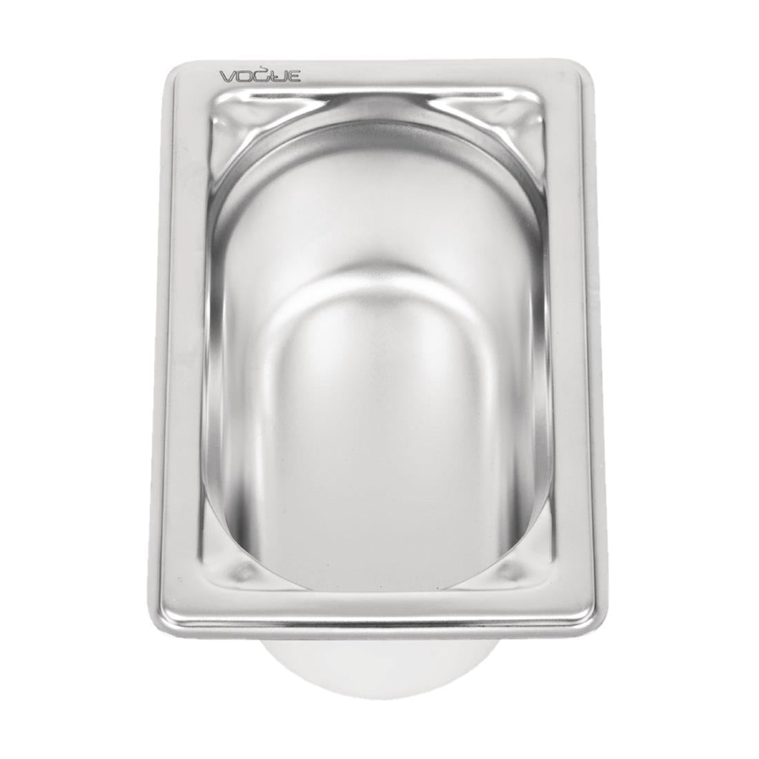 Vogue Heavy Duty Stainless Steel 1/9 Gastronorm Tray 65mm - DW453 Vogue