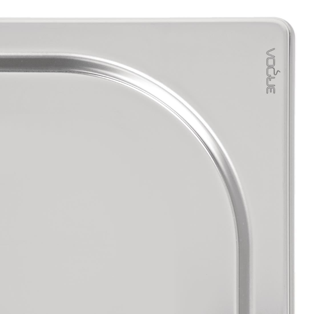 Vogue Heavy Duty Stainless Steel 1/2 Gastronorm Tray Lid - DW456 Vogue