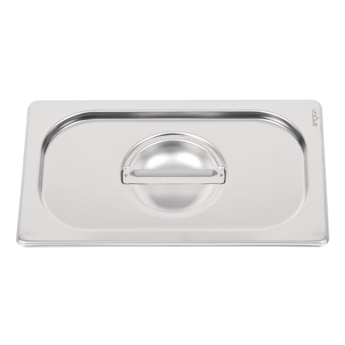 Vogue Heavy Duty Stainless Steel 1/4 Gastronorm Tray Lid - DW458 Vogue