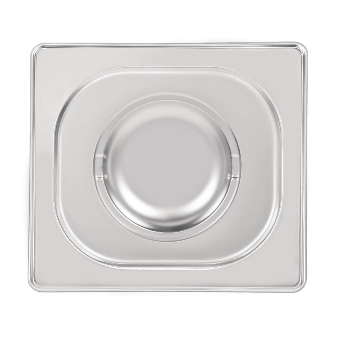 Vogue Heavy Duty Stainless Steel 1/6 Gastronorm Tray Lid - DW459 Vogue
