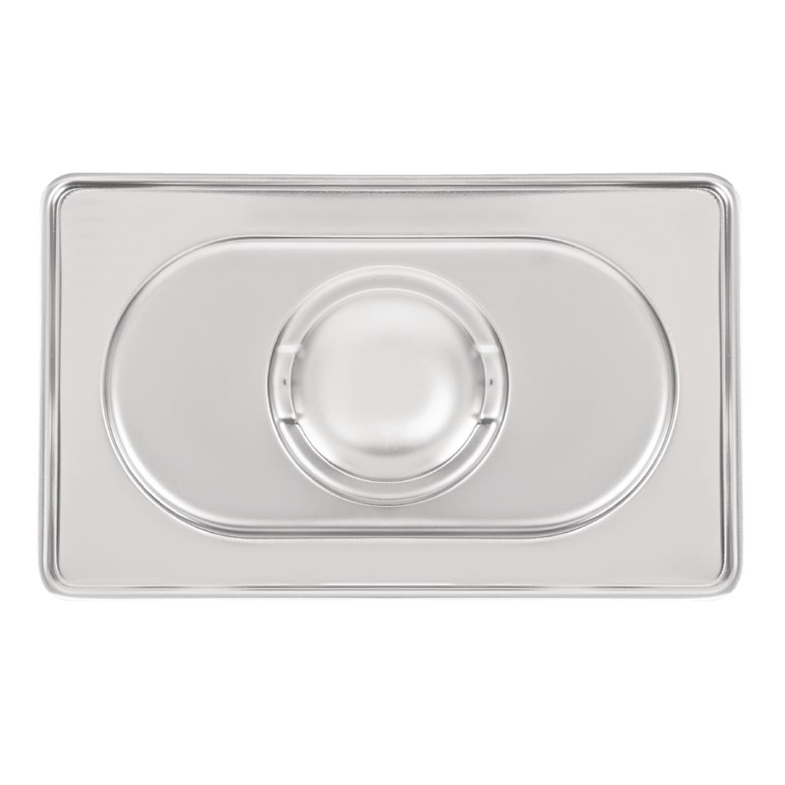 Vogue Heavy Duty Stainless Steel 1/9 Gastronorm Tray Lid - DW460 Vogue