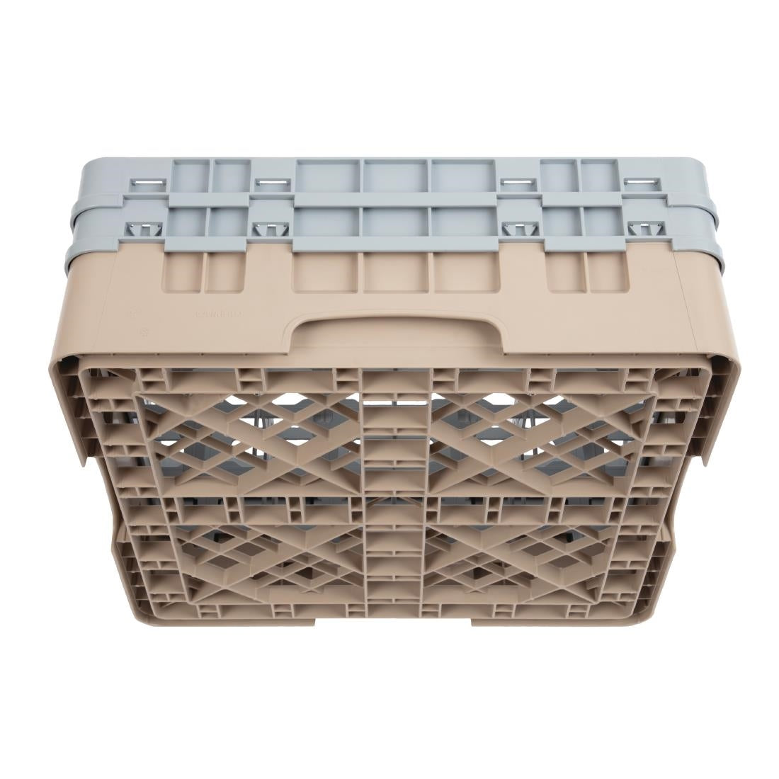 Cambro Camrack Beige 16 Compartments Max Glass Height 133mm - DW551 Cambro