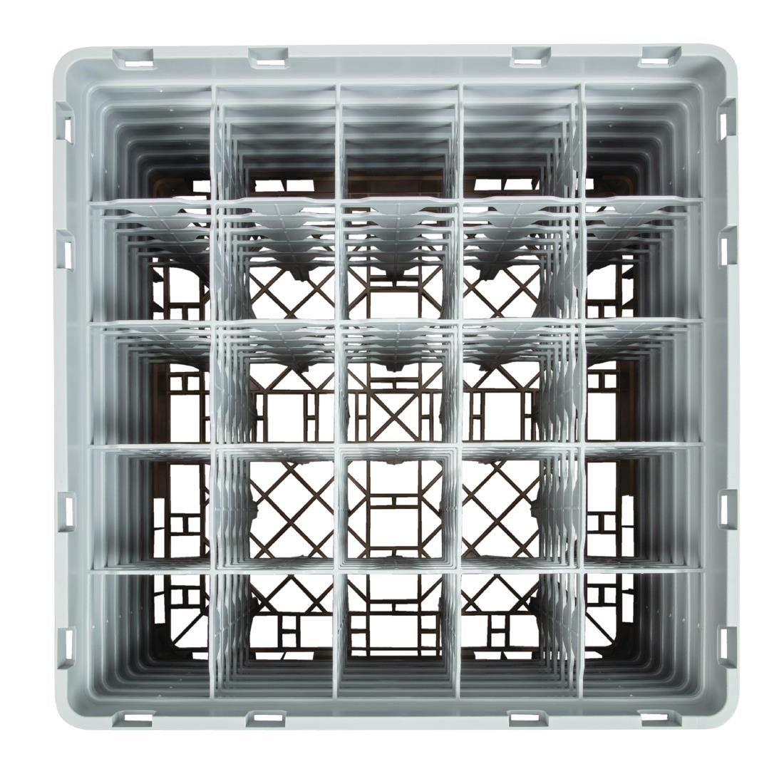 Cambro Camrack Beige 25 Compartments Max Glass Height 298mm - DW557 Cambro