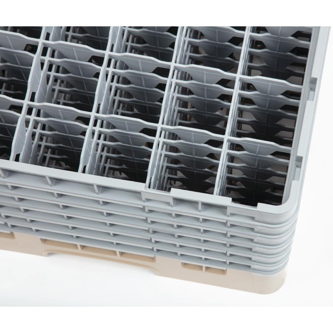 Cambro Camrack Beige 36 Compartments Max Glass Height 298mm - DW560 Cambro