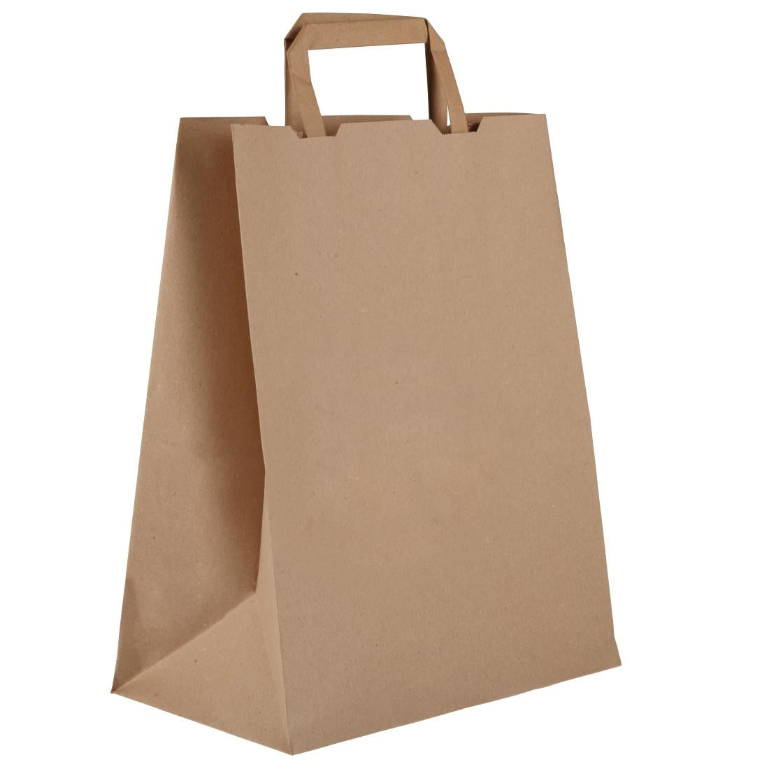 Vegware Compostable Recycled Paper Carrier Bags Large (Pack of 250) - DW628 Paper Bags Vegware