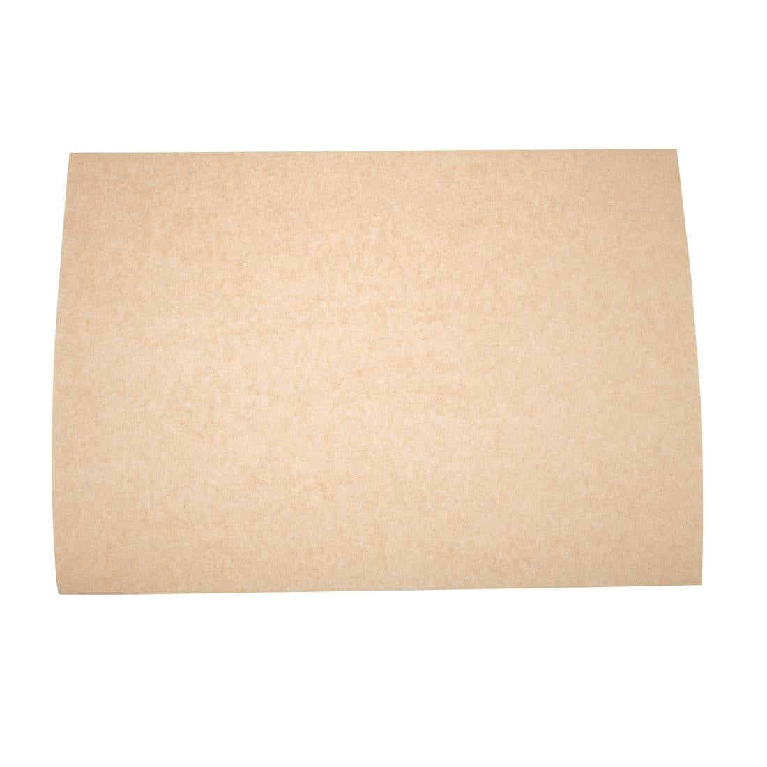 Vegware Compostable Unbleached Greaseproof Paper 380 x 275mm - DW631 Vegware