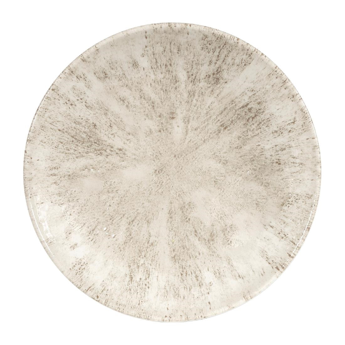 Churchill Studio Prints Stone Coupe Plates Agate Grey 165mm (Pack of 12) - DW793 Plates Churchill