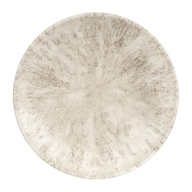 Churchill Studio Prints Stone Coupe Plates Agate Grey 165mm (Pack of 12) - DW793 Plates Churchill