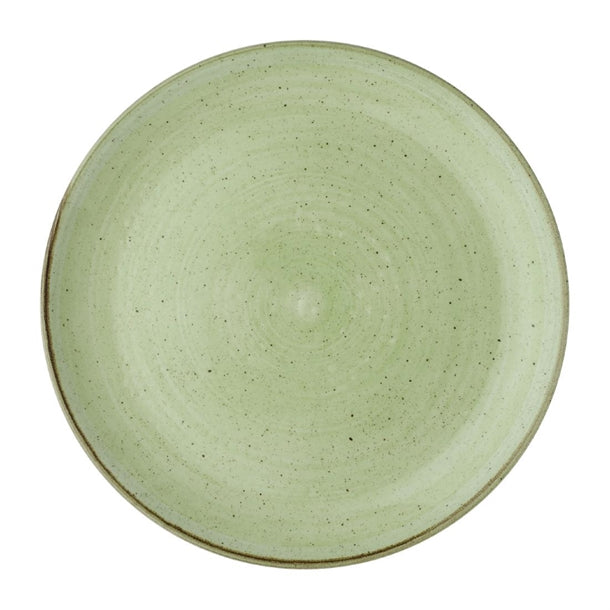 Churchill Stonecast Sage Green Coupe Plate 288mm (Pack of 12) - DX005 Plates Churchill