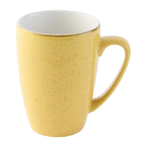 Churchill Stonecast Mustard Seed Mug 340ml (Pack of 12) - DX042 Churchill Super Vitrified Churchill