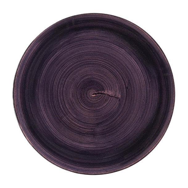 Churchill Stonecast Patina Deep Purple Coupe Plate 260mm (Pack of 12) - DX059 Plates Churchill