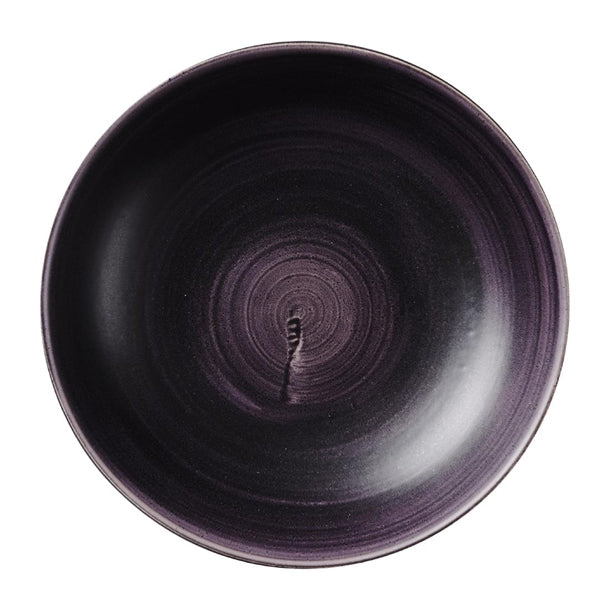 Churchill Stonecast Patina Deep Purple Coupe Bowl 248mm (Pack of 12) - DX062 Bowls Churchill