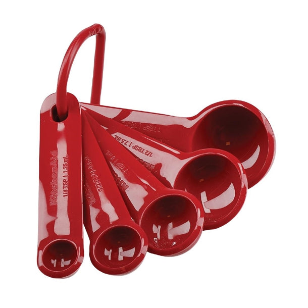 KitchenAid Measuring Spoons Empire Red (Set of 5) - DX303 Kitchenaid