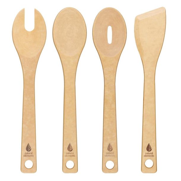 Natural Elements Wood Fibre Kitchen Tools - Set 4 - DX358 Natural Elements