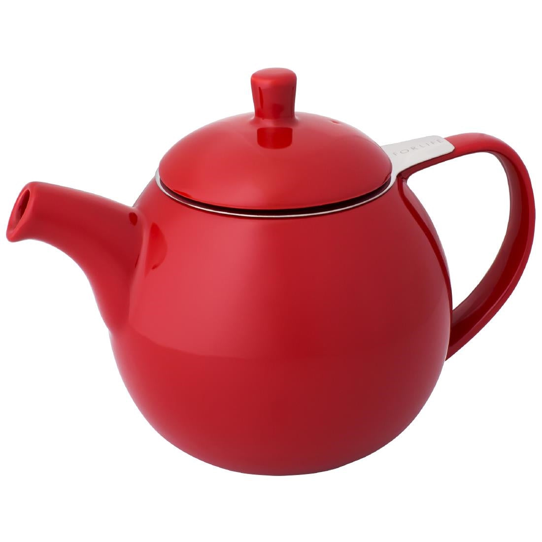Forlife Red Curve Teapot 24oz - DX487 Forlife