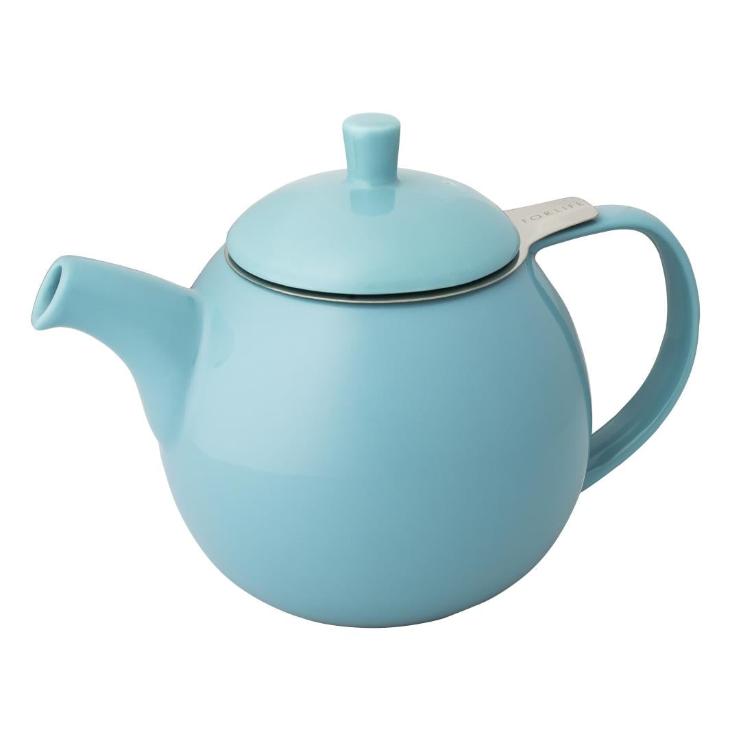 Forlife Turquoise Curve Teapot 24oz - DX488 Forlife
