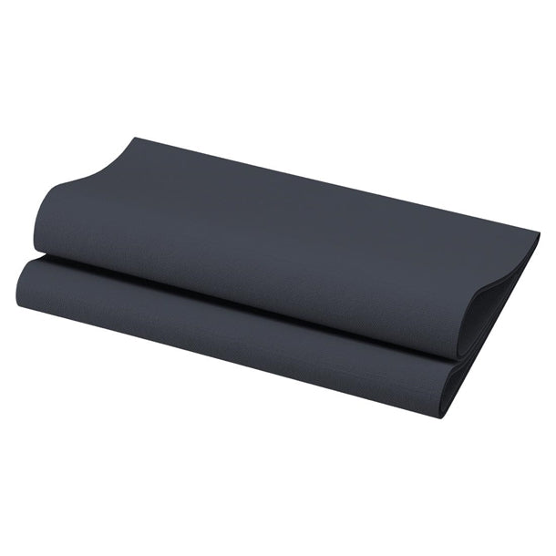 BIO Dunisoft Dinner Napkin Black 400x400mm (Pack of 360) - DX503 Paper Napkins Duni