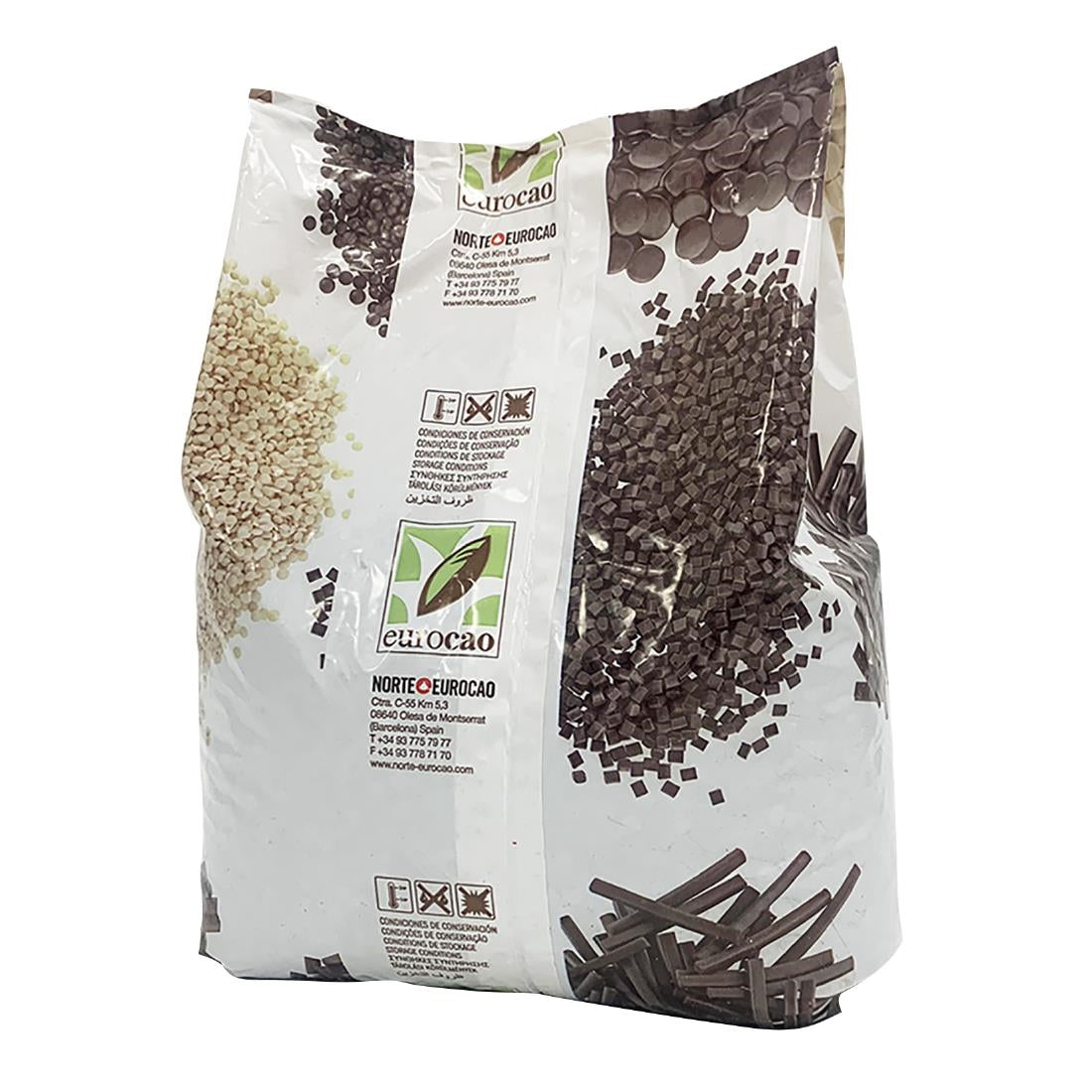 JM Posner White Chocolate Chips 6kg (Pack of 2) - DX513 JM Posner