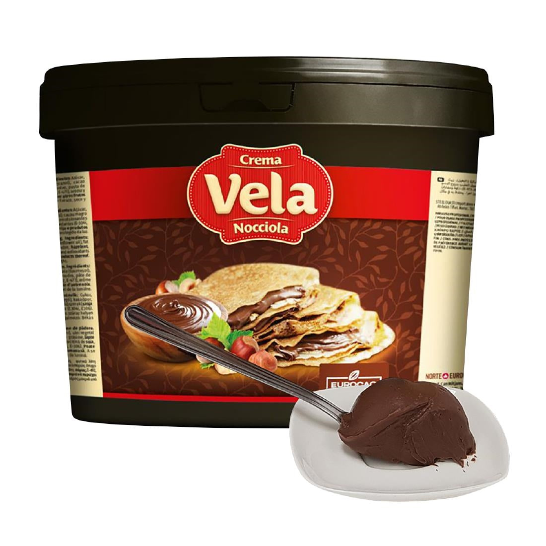 Vela Milk Chocolate Hazelnut Spread (6kg) - DX517 Vela