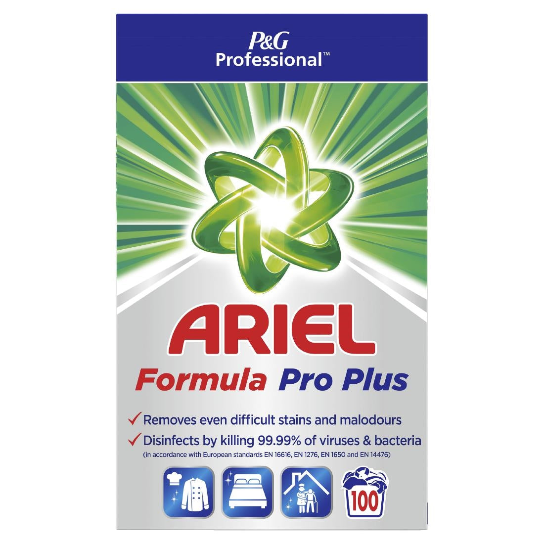 Ariel Professional Formula Pro+ Powder Detergent Antibacterial 100 Washes 6.5kg - DX533 P&G Professional